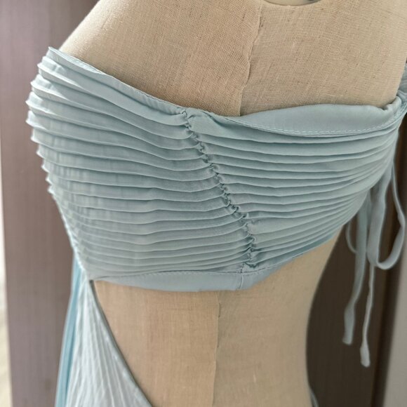 A.L.C. Moira Pleated Halter Maxi Dress - Picture 6 of 11